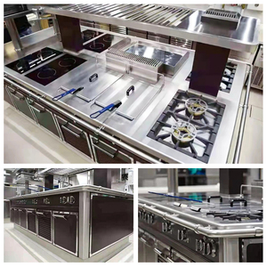 Cuisine entièrement équipée en acier inoxydable, équipement de cuisine commercial complet pour la conception de restaurants - Product Image 3