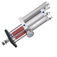 Cylindre de surpression pneumatique-hydraulique série MPT de 1T à 15T, cylindre de surpression air-huile haute puissance pour l'automatisation industrielle