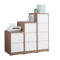 Archivador moderno de acero de 3 cajones YOUBAI con diseño plegable para uso escolar y hotelero ALMACENAMIENTO DE OFICINA COMERCIAL