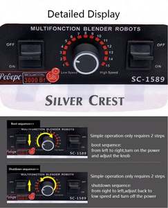 Licuadora de frutas, exprimidor comercial pesado para batidos, mezclador de alimentos, servicio de hielo <span class=keywords><strong>quier</strong></span>, Venta caliente 2.2l/ - Product Image 4