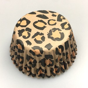 Leopard White Cow Animal Print Grease ProofPaper <strong>Cupcake</strong> Liners Muffin Baking Cups Cake <strong>Cases</strong> for Bakery Birthday Party Supply - Product Image 3