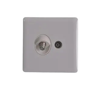 Commutateur professionnel usine UK Standard blanc <span class=keywords><strong>prise</strong></span> de télévision par <span class=keywords><strong>satellite</strong></span> <span class=keywords><strong>Tv</strong></span> <span class=keywords><strong>Satellite</strong></span> <span class=keywords><strong>prise</strong></span> <span class=keywords><strong>murale</strong></span> - Product Image 1
