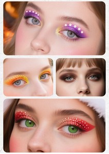 Papel Brillante Resistente al Agua para Maquillaje de Ojos para Niñas y Mujeres, Pegatinas Temporales de Tatuaje de Ojos, Sombra de Ojos con Diseño de <span class=keywords><strong>Leopardo</strong></span> - Product Image 5
