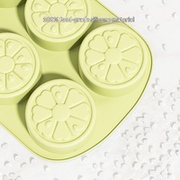 A0094 Moule à glace en silicone pour fruits, facile à démouler, formes fraise, pastèque et ananas, lavage à la main uniquement