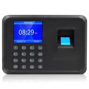 Hot selling Free Software Time Clock Fingerprint USB Flash disk Time Attendance Machine For Business Office/Factory Staff FO1