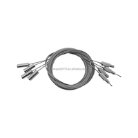 Accessoires de quincaillerie personnalisés de haute qualité à prix compétitif pince en laiton finition zinc pour système de suspension de câble d'éclairage marque HD