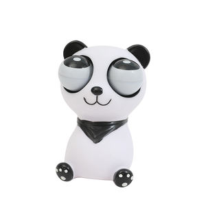 Tout matériau pvc écologique extrusion convexe oeil blanc panda jouet blague drôle extrusion soulagement de pression colle jouet - Product Image 1