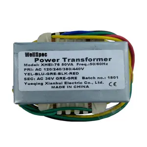 Transformador de potencia de 120v ac a 36v dc