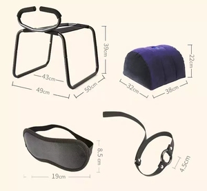 Großhandel Sexmöbel Zwei-in-Eins Aufblasbarer <span class=keywords><strong>Sex</strong></span>-Sitzkissenstuhl Liebesstuhl Paar Sexstuhl - Product Image 4