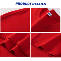 T-shirts Personnalisés Votre Propre Marque Coton Épais Unisexe Coupe Oversize Vierge Logo Imprimé 180 200 G/m² 220 240 280 Haute Qualité