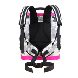 Mochila nevera aislada Napke, camuflaje, 20L, para camping, picnic, con bolsillo de malla y correas ajustables - Product Image 3