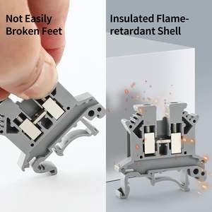 UK2.5B 영국 시리즈 스크류 딘 레일 장착 터미널 블록 결합 범용 터미널 블록을 통해 공급 - Product Image 5