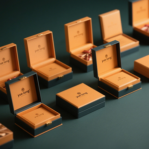 Caja de Joyería de Cartón Mate con Logotipo OEM a Precio de Fábrica, Caja de Regalo Pequeña para Joyas, Collares y Anillos - Product Image 4