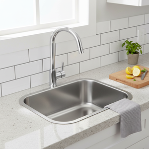 [BAEKJO] EUROPEAN BS584 <b>Kitchen</b> <b>Sink</b> with Durable Stainless Steel for Strong Impact and Heat Protection - Product Image 3