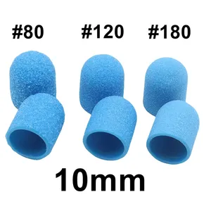 Une unité de capuchons de ponçage pour ongles en acier inoxydable de 2,35 mm, embouts de ponceuse à ongles double face et dissolvant de callosités pour manucure/pédicure - Product Image 4