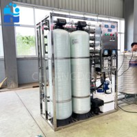 Système de traitement de l'eau par osmose inverse compact 1000 LPH avec pompe CNP et boîtier de membrane en PRV et acier inoxydable