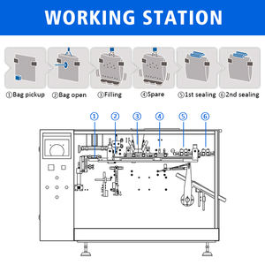다기능 완전 자동 포장 기계 공급업체, 단백질 파우더, 베이킹 파우더, 커피용 파우더 도이팩 포장 - Product Image 4