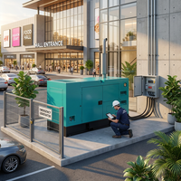 75kVA 60kW Superleiser Dieselgenerator von Cummins 3-Phasen 400/230V 50Hz für Einkaufszentren, Fabriken, Häuser und Gemeinden CE ISO
