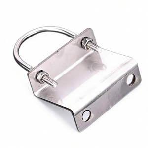 Collier de serrage <span class=keywords><strong>en</strong></span> <span class=keywords><strong>U</strong></span> pour tube, finition anticorrosion, fixation de pipeline de construction, support de fixation <span class=keywords><strong>en</strong></span> <span class=keywords><strong>U</strong></span> <span class=keywords><strong>en</strong></span> métal avec plaque de base - Product Image 1