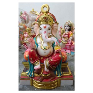 Ganesha — Idol Exclusive, pierre blanche en marbre - Product Image 1