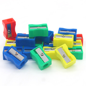 Promoción Mini Color de un solo agujero Rectangular papelería escolar niños estudiantes Manual Sacapuntas de plástico - Product Image 4