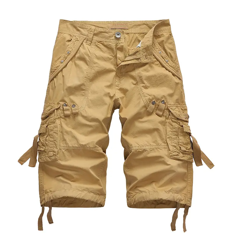 2023 New Best Selling Mens Stretch Cargo Shorts Men's Large Size Casual Pants Summer Loose Khaki Work Shorts for Men