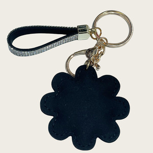 Porte-clés Fleur Scintillante en Cristal, Pendentif Floral Multicolore en Strass pour Sac, Accessoire de Mode Bling pour Clé de Voiture - Product Image 3