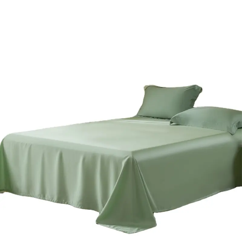 Oasis ชุดเครื่องนอนผ้าปูที่นอนไม้ไผ่อินทรีย์ลาย้เหนียวควีนไซส์คิง