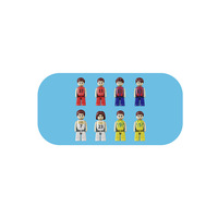 Jeu de football électronique avec écran LED, figurines en plastique, jouet de football pour enfants, intérieur/extérieur