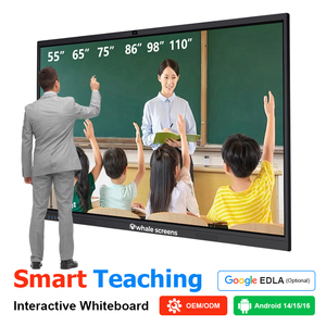Pizarra Interactiva Huddle Space <span class=keywords><strong>de</strong></span> 65 y 85 Pulgadas con WiFi 6, Unión Óptica, Integración con Almacenamiento en la <span class=keywords><strong>Nube</strong></span> e Interfaz Multi-idioma Premier - Product Image 1