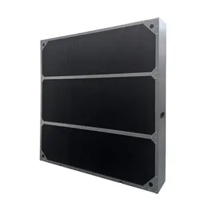 Good quality galvanized sheet frame black solar light trap for poultry farms greenhouse box ventilation fan use