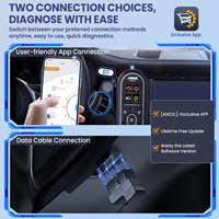Ancel BD310 Bluetooth OBD2 Scanner Lecteur de code voiture Test de batterie Jauge OBD Conduite Ordinateur de bord Outil de diagnostic automobile