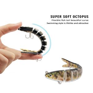 Appât dur en plastique pour la pêche, leurre pour attraper des poissons, efficace, matériel pour pêcher, 20 cm, 10g, 8 sections - Product Image 4