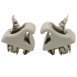 Mitsubishi Sun Visor <b>Clips</b> MR779704 MR779705 Beige Gray Makeup Mirror Fixing <b>Hooks</b> For Pajero V73 V77 V93 V97 - Product Image 5