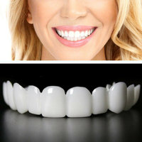 Snap Smile – Couvre-dents supérieurs et inférieurs personnalisés, facettes pour un sourire parfait, prothèses dentaires flexibles à ajustement confortable