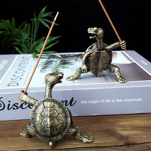 Porte-encens tortue en métal Kongfu Ninjas porte-bâtons d'encens en forme de tortue vente en gros - Product Image 3