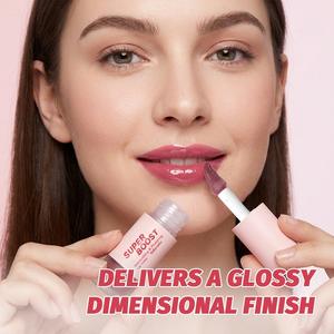 Gloss à lèvres hydratant et repulpant, fini brillant ou scintillant, hydratation longue durée, sensation fraîche, non collant - Product Image 2