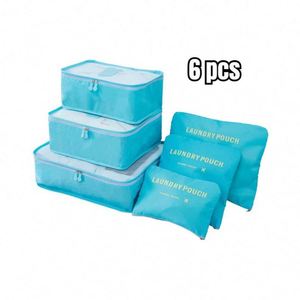 Sacs de rangement Ys21, pochettes de voyage, faible MOQ, mode, 6 pièces, organiseur de bagages à compression - Product Image 1