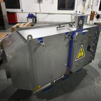 Nouvelle boîte de filtration d'échappement BIBO pour salle blanche, en acier inoxydable SUS304, avec système Bag-in-Bag-Out et efficacité de 99,995 % pour dispositif de filtration en laboratoire de biosécurité