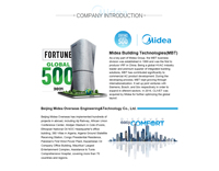 Système de climatisation central Midea 101 kW 36 CV, climatiseur VRF, climatiseur à onduleur, unité extérieure multi-split