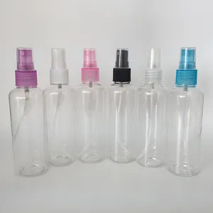 Hot sale Clear Plastic 100ML PET Empty Spray Bottle Refillable Mist Spray Pump Travel Outdoor Reuse