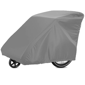 OEM Adjustable <b>Canopy</b> Bicycles Trailer Cover Heavy-Duty Weatherproof Trailer Cover Sheet Pet Trailer Rain Shield Protector Tent - Product Image 3