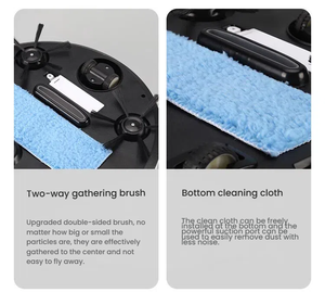 Máquina de barrido y fregado Aspiradora recargable inalámbrica 3,7 V 1200mAh Aspiradora robótica - Product Image 3