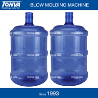 Machine semi-automatique de moulage par soufflage de bouteilles d'eau de 5 gallons