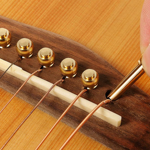 Pont à cordes ponts de <span class=keywords><strong>guitare</strong></span> et cordiers broches de pont en os de <span class=keywords><strong>guitare</strong></span> pour pièces musicales folkloriques acoustiques de remplacement porte-clés CN;GUA - Product Image 5