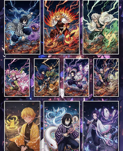 Nouvelles cartes de collection HuoHu Creative Demonslayered Crossover Pokemoned <span class=keywords><strong>Butterfly</strong></span> Dance Spirit's Abode pour enfants, jeux de cartes pour loisirs - Product Image 3