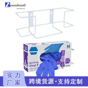 Vinyl <b>Glove</b> Box Rack Wall Mounted Single Layer Storage Organizer For Kitchen Lab Use - Product Image 4