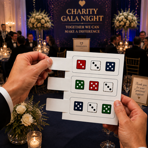Wholesale Instant Prize Winning Three Windows Pull Tab Card Custom Patterns Variable Data Tear Off Tickets For Fundraising - Product Image 6