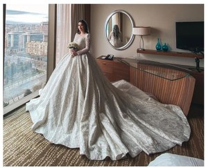 Taglie forti personalizzano abiti da sposa abito da sposa di lusso con perline principessa abito da sposa abiti da sposa 2026 abito da sposa Dubai - Product Image 2