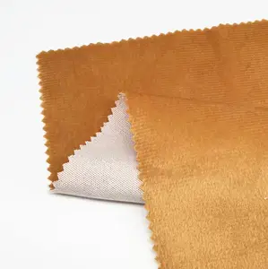 100% Polyester 1.5mm Pile Velour Super Soft Velvet Bonded Pongee Backing